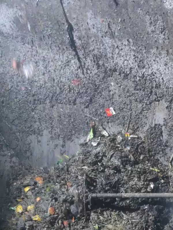 岚山污水池清理